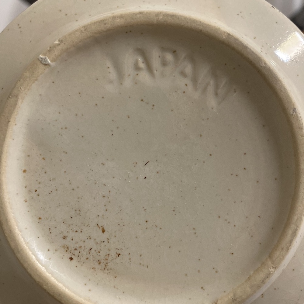 Japan Floral ironstone soup mugs - Picture 2 of 2